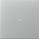 Gira 329026 schakelwip met controlevenster Systeem 55 aluminium mat