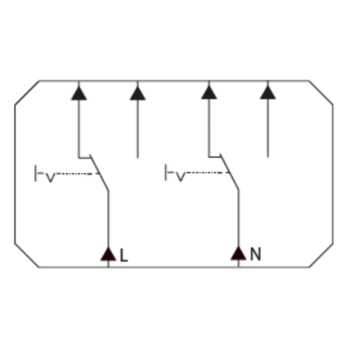 Gira 310900 wisselschakelaar 2-polig met klauwbevestiging