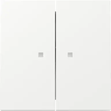Gira 363170 schakelwip 2-voudig met controlevenster Systeem 70 wit glans