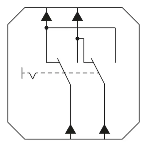 Gira 381700 kruisschakelaar