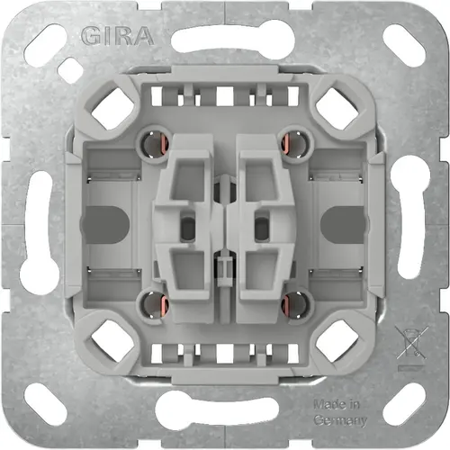 Gira 386900 wisselschakelaar/pulsdrukker combinatie