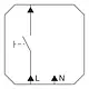 Gira 387000 drukcontact maakcontact 1-polig met N-klem