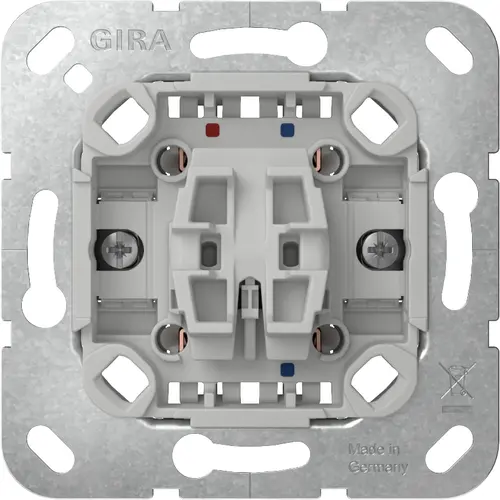 Gira 315200 drukcontact maakcontact 1-polig met apart meldcontact en klauwbevestiging