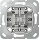 Gira 314700 drukcontact maakcontact 4-voudig met klauwbevestiging