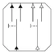 Gira 314700 drukcontact maakcontact 4-voudig met klauwbevestiging