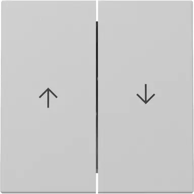 Gira 3294015 schakelwip jaloezieschakelaar 2-voudig Systeem 55 grijs mat