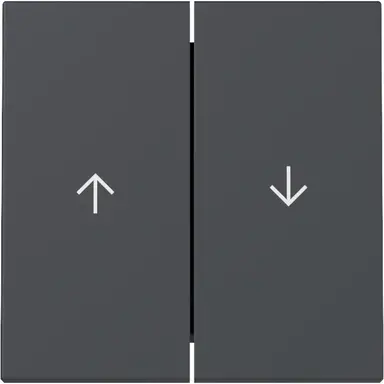 Gira 329428 schakelwip jaloezieschakelaar 2-voudig Systeem 55 antraciet mat