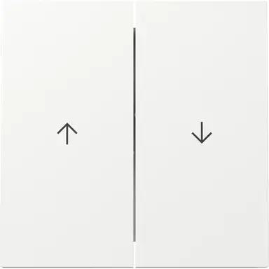 Gira 329470 schakelwip jaloezieschakelaar 2-voudig F100 wit glans