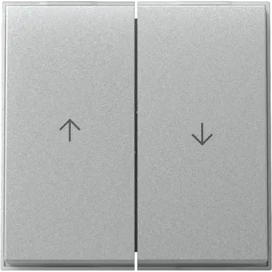 Gira 329465 schakelwip jaloezieschakelaar 2-voudig TX44 aluminium