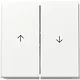 Gira 329466 schakelwip jaloezieschakelaar 2-voudig TX44 wit