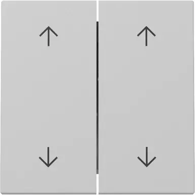 Gira 3297015 schakelwip jaloezieschakelaar 4-voudig Systeem 55 grijs mat