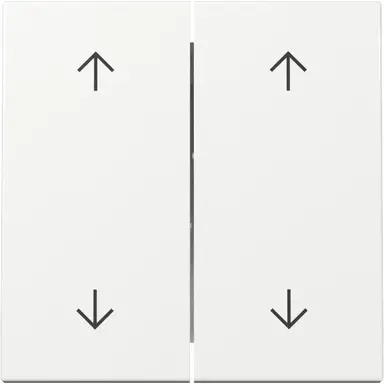 Gira 329703 schakelwip jaloezieschakelaar 4-voudig Systeem 55 wit glans