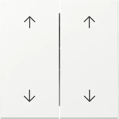 Gira 329727 schakelwip jaloezieschakelaar 4-voudig Systeem 55 wit mat