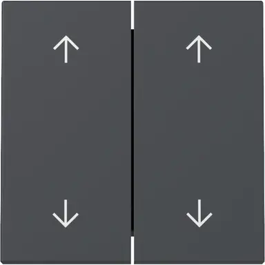 Gira 329728 schakelwip jaloezieschakelaar 4-voudig Systeem 55 antraciet mat