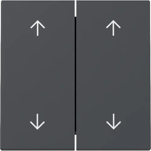 Gira 329728 schakelwip jaloezieschakelaar 4-voudig Systeem 55 antraciet mat