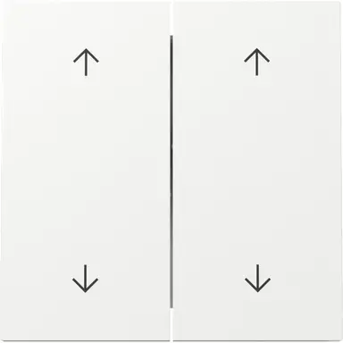 Gira 329770 schakelwip jaloezieschakelaar 4-voudig F100 wit glans