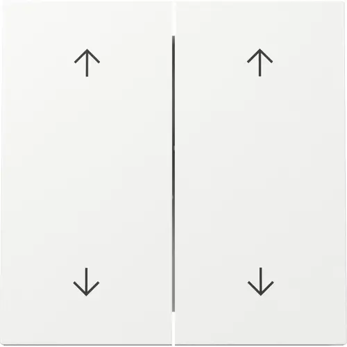 Gira 329770 schakelwip jaloezieschakelaar 4-voudig F100 wit glans
