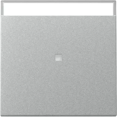 Gira 367026 wip met controlevenster en tekstkader Systeem 55 aluminium mat