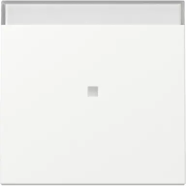 Gira 367027 wip met controlevenster en tekstkader Systeem 55 wit mat