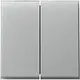 Gira 329565 schakelwip 2-voudig TX44 aluminium