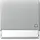Gira 367365 schakelwip met symbool bel en tekstkader TX44 aluminium