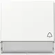 Gira 367366 schakelwip met symbool bel en tekstkader TX44 wit