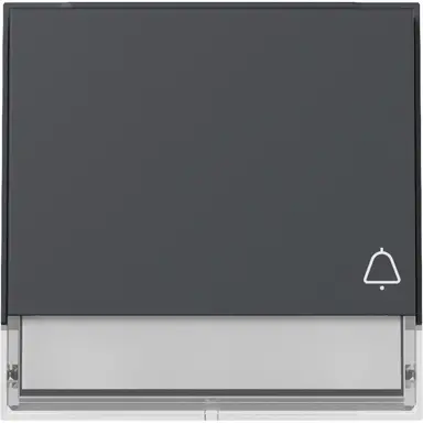 Gira 367367 schakelwip met symbool bel en tekstkader TX44 antraciet