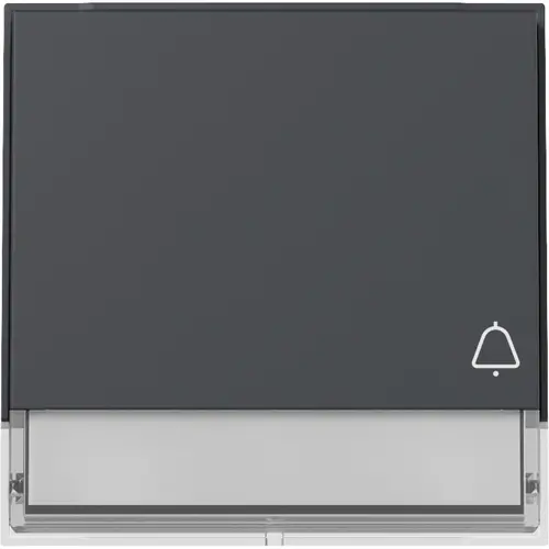 Gira 367367 schakelwip met symbool bel en tekstkader TX44 antraciet