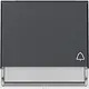 Gira 367367 schakelwip met symbool bel en tekstkader TX44 antraciet