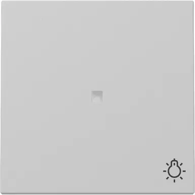 Gira 3674015 schakelwip met symbool licht en controlevenster Systeem 55 grijs mat