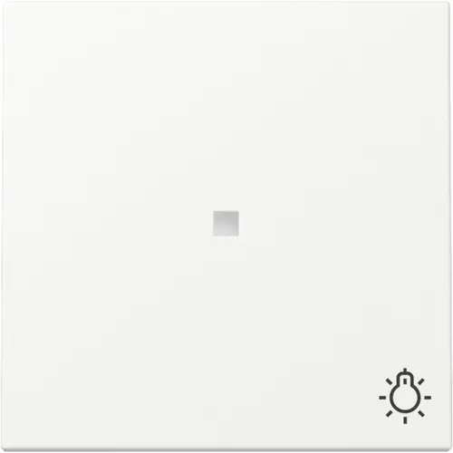 Gira 367427 schakelwip met symbool licht en controlevenster Systeem 55 wit mat
