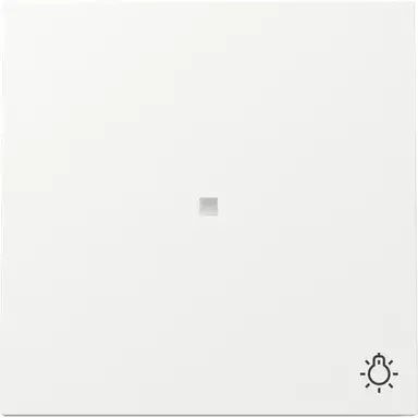 Gira 367470 schakelwip met symbool licht en controlevenster F100 wit glans