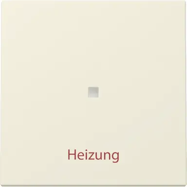 Gira 367801 schakelwip met opdruk Heizung en controlevenster Systeem 55 creme glans