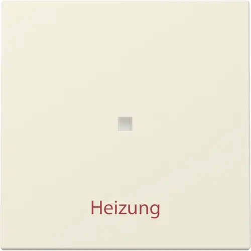 Gira 367801 schakelwip met opdruk Heizung en controlevenster Systeem 55 creme glans
