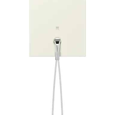 Gira 363901 centraalplaat met controlevenster voor trekcontact Systeem 55 creme glans