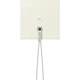 Gira 363901 centraalplaat met controlevenster voor trekcontact Systeem 55 creme glans