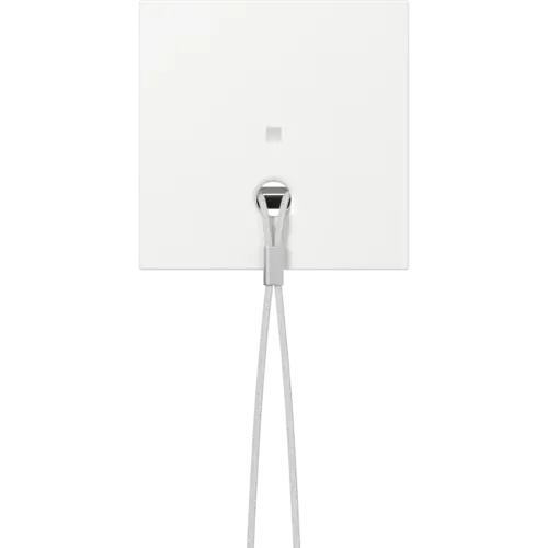 Gira 363903 centraalplaat met controlevenster voor trekcontact Systeem 55 wit glans