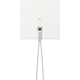 Gira 363903 centraalplaat met controlevenster voor trekcontact Systeem 55 wit glans
