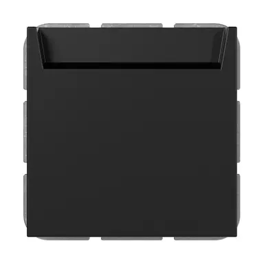 Gira 3140005 hotelkaartschakelaar maakcontact 1-polig met N-klem Systeem 55 zwart mat