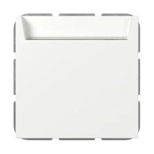 Gira 314027 hotelkaartschakelaar maakcontact 1-polig met N-klem Systeem 55 wit mat