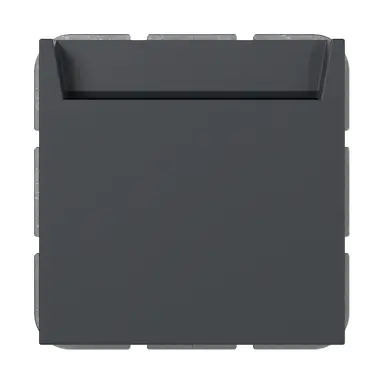 Gira 314028 hotelkaartschakelaar maakcontact 1-polig met N-klem Systeem 55 antraciet mat