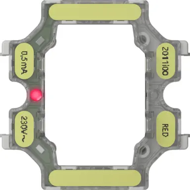 Gira 3792011 verlichtingselement 230 V LED rood 0,5 mA variant 2