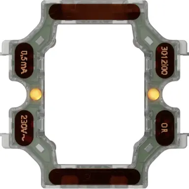 Gira 3793012 verlichtingselement 230 V LED oranje 0,5 mA variant 3 voor serieschakelaar