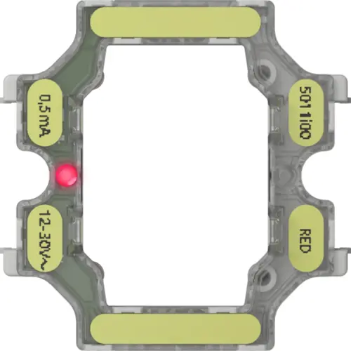 Gira 3795011 verlichtingselement 12 - 30 V LED rood 0,5 mA variant 5
