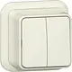 Gira 310510 serieschakelaar opbouw creme