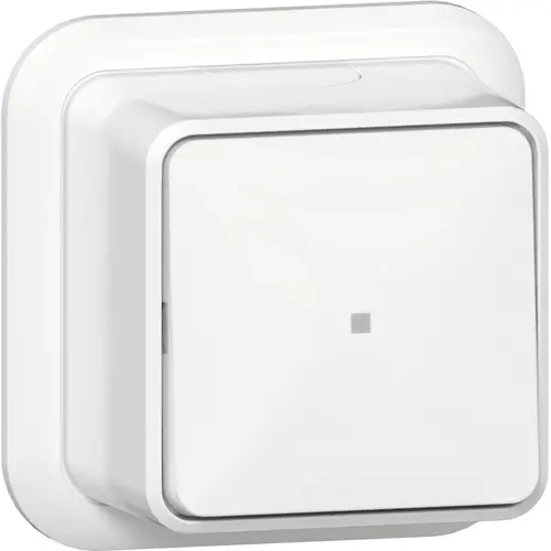 Gira 311611 wisselschakelaar controleverlichting opbouw wit
