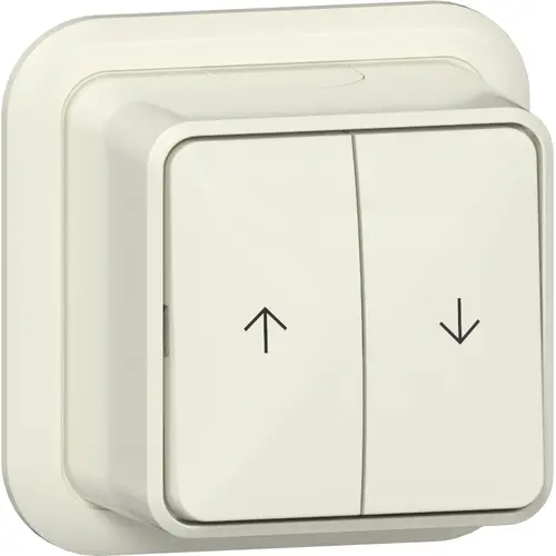 Gira 315810 jaloeziedrukcontact opbouw creme