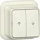 Gira 315810 jaloeziedrukcontact opbouw creme