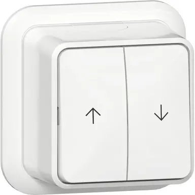 Gira 315811 jaloeziedrukcontact opbouw wit