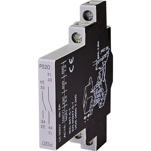 Iskra ETI MS25 PS20 hulpcontact 2NO zijmontage